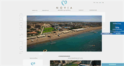 Desktop Screenshot of noviahotels.com